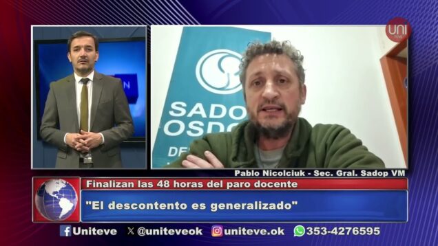 Uniteve Noticias | Finalizan las 48 horas del paro docente
