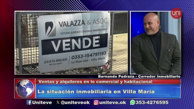 Uniteve Noticias | La situación inmobiliaria en Villa María