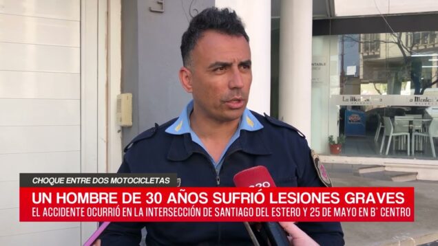 C20 Noticias | Choque entre dos motocicletas – Diego Gallo