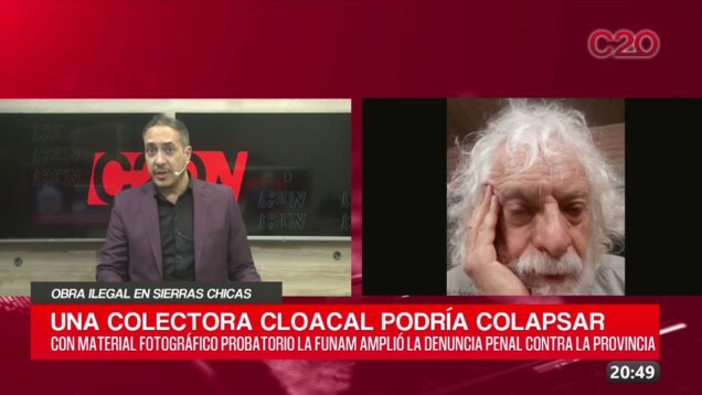 C20 Noticias | Obra ilegal en sierra chicas – Raul Montenegro