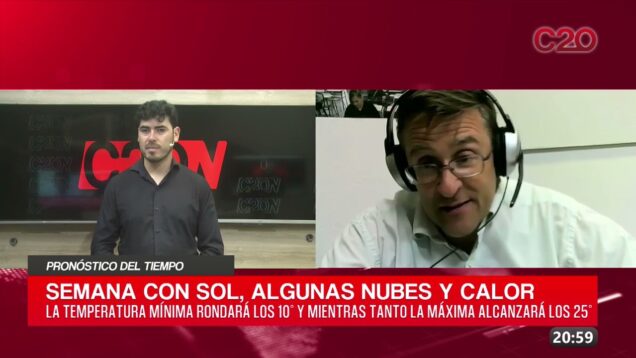 C20 Noticias | Pronóstico del tiempo – Hernán Allasia