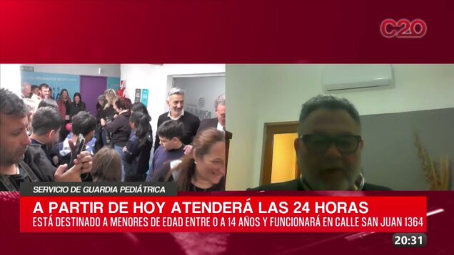 C20 Noticias | Servicio de guardia pediátrica – Cesar Rivera