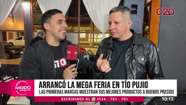 Modo Directo | Arrancó la mega feria en Tío Pujio