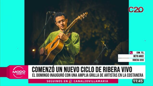 Modo Directo | Ciclo de ribera vivo – Beto Arce