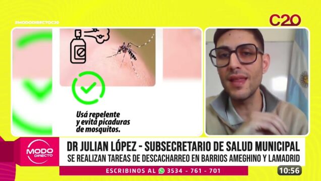 Modo Directo | Descacharreo en barrios Ameghino y Lamadrid – Julián López