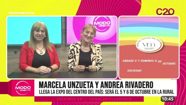 Modo Directo | Expo del Centro del País – Marcela Unzueta y Andrea Rivadero