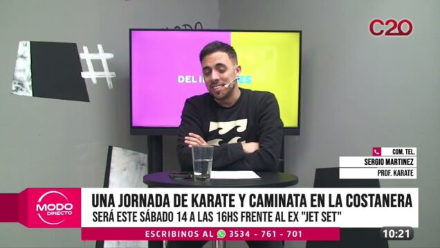 Modo Directo | Jornada de karate y caminata en la costanera – Sergio Daniel Martínez