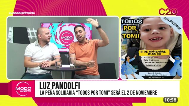 Modo Directo | “Todos por Tomi” – Luz Pandolfi