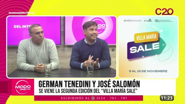 Modo Directo | “Villa María Sale” – Germán Tenedini y José Salomón
