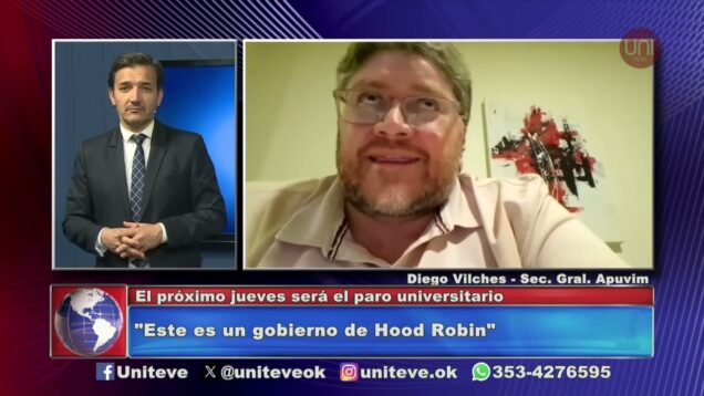 Uniteve Noticias | El próximo jueves habrá paro nacional universitario