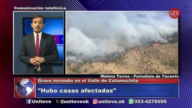 Uniteve Noticias | Incendio en El Durazno: se perdieron más de 12.000 hectáreas
