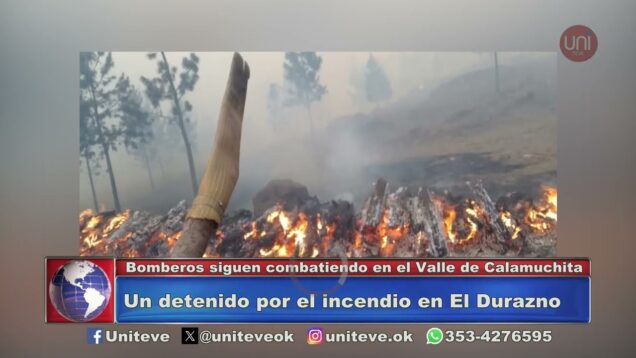 Uniteve Noticias | Valle de Calamuchita: el fuego estaría controlado