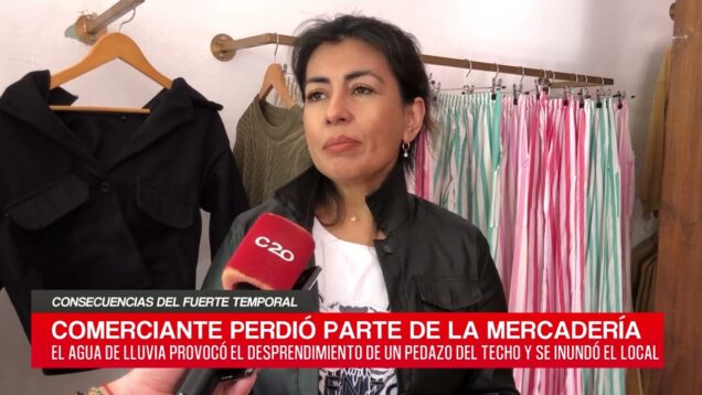 C20 Noticias | Consecuencia del fuerte temporal – Érica Montalván