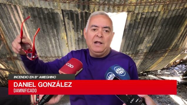 C20 Noticias | Daniel González – Incendio en Bº Ameghino