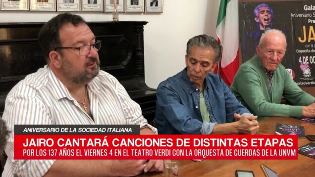 C20 Noticias | Jairo – Aniversario De La Sociedad Italiana