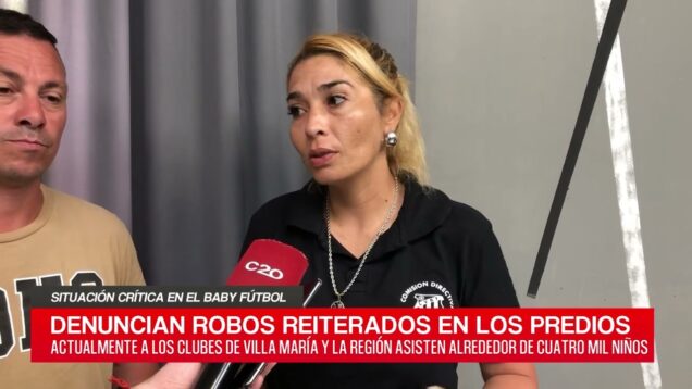 C20 Noticias | Situación crítica en el baby fútbol – Paola Peralta y Gustavo Quintana