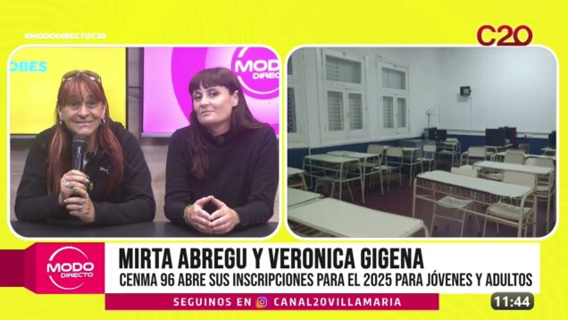 Modo Directo | CENMA 96 – Mirta Abregu y Verónica Gigena