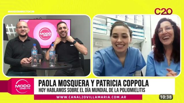 Modo Directo | Día mundial de la poliomielitis – Paula Mosquera y Patricia Coppola