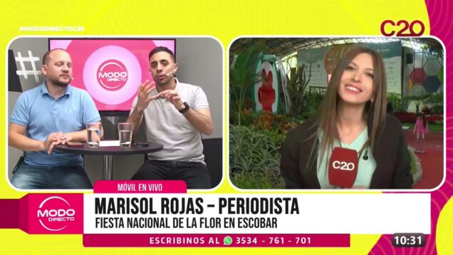 Modo Directo | ¡En vivo desde la Fiesta Nacional de la Flor en Escobar!