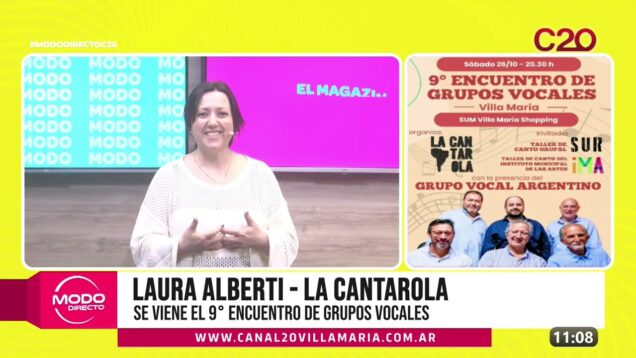 Modo Directo | Encuentro de grupos vocales – Laura Alberti
