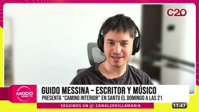Modo Directo | Guido Messina – Presenta “Camino Interior” en Santo el domingo a las 21