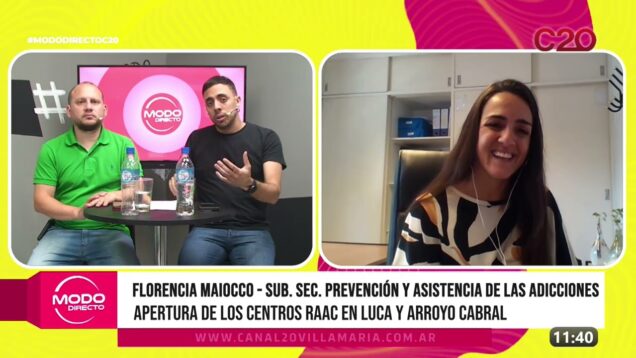 Modo Directo | Prevención y asistencia de las adicciones – Florencia Maiocco