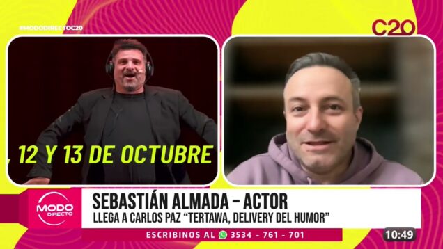 Modo Directo | Sebastián Almada – Llega a Carlos Paz “Tertawa, Delivery del Humor”
