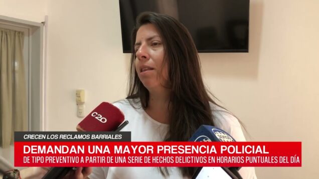 C20 Noticias | Crecen los reclamos barriales – Guadalupe Vázquez