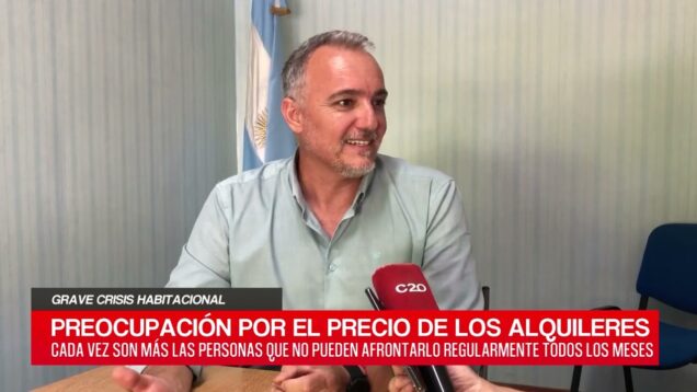 C20 Noticias | Grave crisis habitacional – Rafael Sachetto.