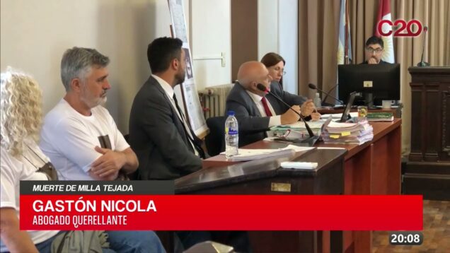 C20 Noticias | Muerte de Milla Tejada – Gastón Nicola