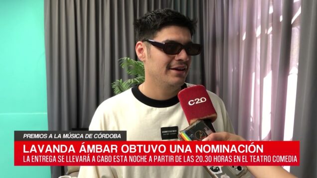 C20 Noticias | Premios a la música de Córdoba – Juan Pablo Escobar