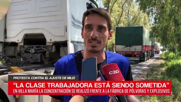 C20 Noticias | Protesta contra el ajuste de Milei – Lucas Felici