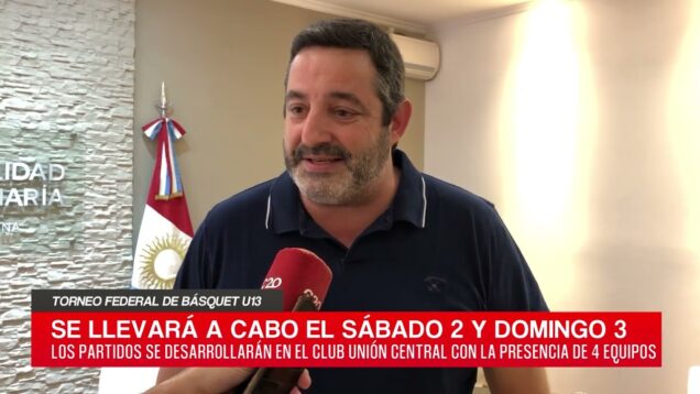 C20 Noticias | Torneo federal de Básquet U13 – Leonardo Negrini