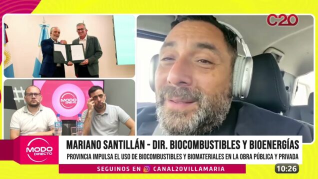 Modo Directo | Biocombustibles y Bioenergías – Mariano Santillán