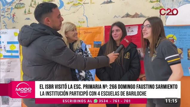 Modo Directo | El ISBR visitó la esc. primaria N° 266 Domingo Faustino Sarmiento