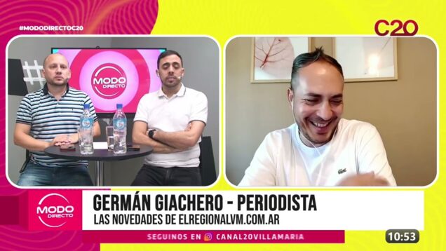 Modo Directo | El Regional VM – Germán Giachero