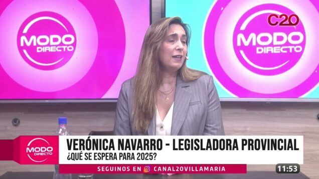 Modo Directo | Legisladora provincial – Verónica Navarro