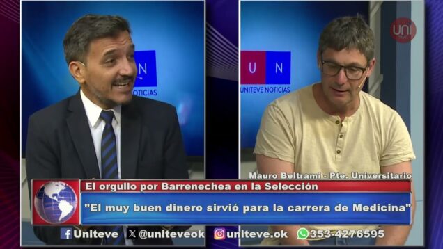 Uniteve Noticias | De Universitario a la Scaloneta: la historia de Barrenechea