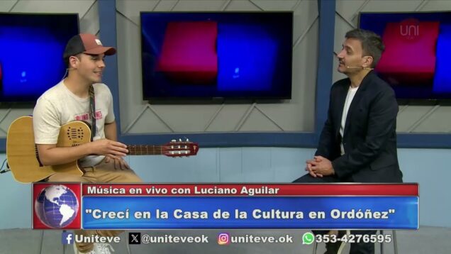Uniteve Noticias | Música en vivo con Luciano Aguilar