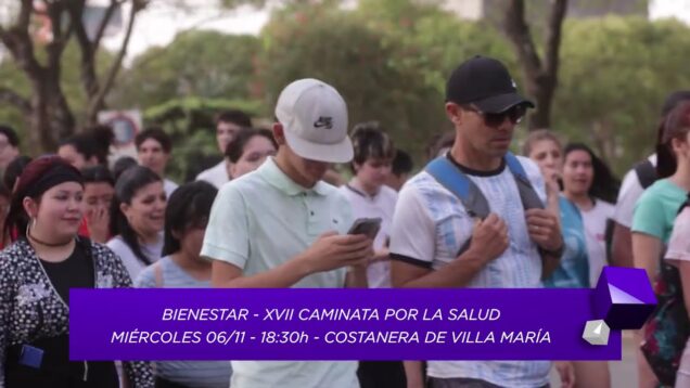 Uniteve Noticias | Nueva caminata por la salud de la UNVM – Marcela Pozzi Vieyra