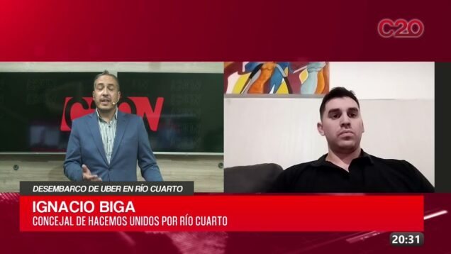 C20 Noticias | Desembarco de UBER en Río Cuarto – Ignacio Biga