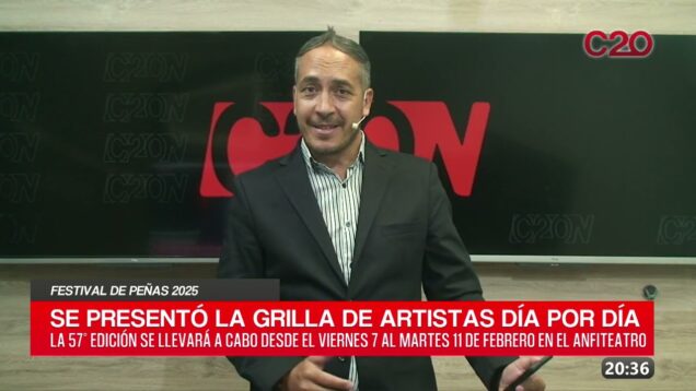 C20 Noticias | Festival de Peñas 2025 – Marcos Bovo