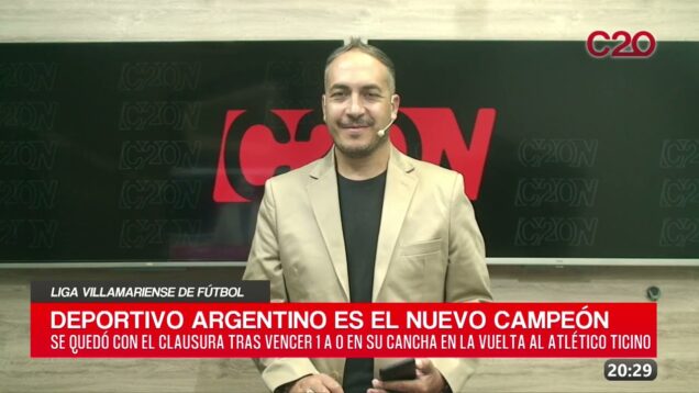 C20 Noticias | Liga Villamariense de Fútbol – Mauricio Morales