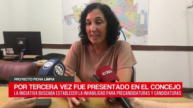 C20 Noticias | Proyecto ficha limpia – Natalia González