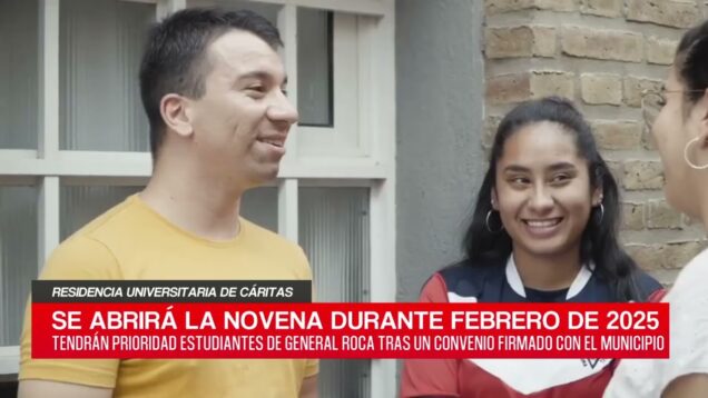 C20 Noticias | Residencia universitaria de cáritas – José Battisti, Milena Isleño y Julia Pieckesnstaine