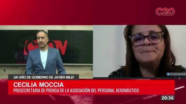 C20 Noticias | Un año de Gobierno de Javier Milei – Cecilia Moccia