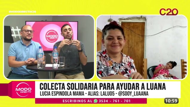 Modo Directo | Colecta solidaria – Luciana Espindola