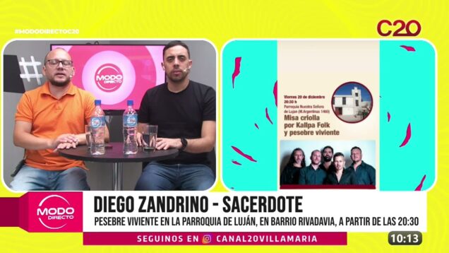 Modo Directo | Pesebre viviente en la parroquia de Luján – Diego Zandrino