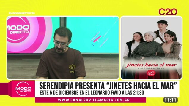 Modo Directo | Serendipia presenta “Jinetes hacia el mar” – Pablo Guillermon