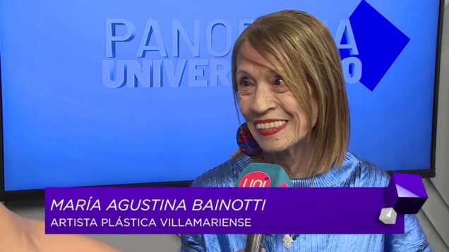 Uniteve Noticias | La obra de la artista plástica María Agustina Bainotti en el campus